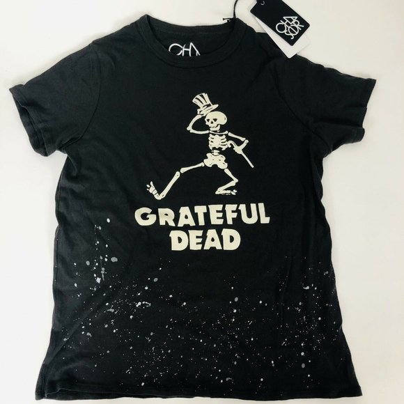 Grateful Dead Chaser Womens Black Dancing Skeleton - Picture 9 of 11